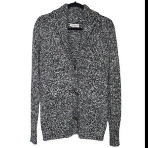 If It Were Me marled toggle close cardigan Small